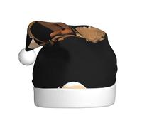 WHJSHOP Nonno che taglia il cappello di Natale dell'immagine di legno per l'uso adulto della festa di Halloween