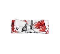 WHJSHOP Paris Prints, fascia per capelli con fiocco, morbida ed elastica, accessorio per neonati da 0 a 6 mesi, regalo adorabile per baby shower