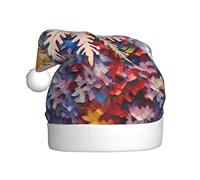 WHJSHOP Pittura a olio di colore fiocchi di neve Modello Cappelli di Natale peluche degli uomini e delle donne, cappelli adulti del partito di festa di Capodanno