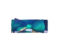 WHJSHOP Polar Bears - Fascia per capelli con fiocco per neonati, morbida ed elastica, regalo adorabile per baby shower
