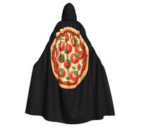 WHJSHOP Pomodoro Pizza Modello Halloween Adulto Con Cappuccio Mantello è un mantello super grande, confortevole e resistente
