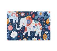 Whjshop - Puzzle da 1000 pezzi, con stampa allegra di elefanti, in legno di qualità, per adulti e bambini, puzzle divertenti per alleviare lo stress