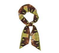 WHJSHOP Sciarpa da donna alla moda con orso bruno, accessori per capelli, versatile, per San Valentino e festa della mamma