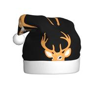 WHJSHOP Segni di colore del cervo fratello Modello Cappelli di Natale della peluche degli uomini e delle donne, cappellini adulti del partito di festa di Capodanno