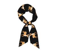 WHJSHOP Segni di colore di cervo fratello Immagine Sciarpa alla moda da donna - Accessori per capelli per la testa Sciarpa versatile per le donne San Valentino e la festa della mamma