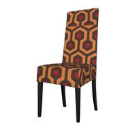 WHJSHOP Shining Overlook - Copertura protettiva per sedia da pranzo, morbida, confortevole, resistente alle pieghe, elastica, si adatta alla maggior parte delle sedie senza braccioli