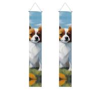 WHJSHOP Simpatico striscione per portico di laurea con stampa papillon, robusto, durevole, lavabile e riutilizzabile, decorazione per laurea 30,5 x 180 cm