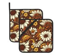 WHJSHOP Sottovaso quadrato isolato con foglie morte, 2 pezzi, dotato di una comoda corda laterale per appendere facilmente