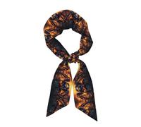 WHJSHOP Spider in the light Picture - Sciarpa da donna alla moda, accessorio per capelli, versatile, per San Valentino e festa della mamma