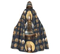 WHJSHOP Statua Di Dio Immagine Halloween Adulto Mantello Con Cappuccio Uomini E Donne Abbigliamento Mantello Gioco di Ruolo