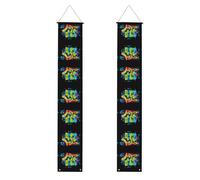 WHJSHOP Striscione per portico di laurea con graffiti a inchiostro colorato, robusto, durevole, lavabile e riutilizzabile, decorazione per feste, cerimonie, porte d'ingresso