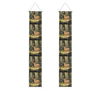 WHJSHOP Striscione per portico di laurea con immagine di Bambi, robusto, durevole, lavabile e riutilizzabile, decorazione per feste, cerimonie, porte d'ingresso