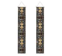 WHJSHOP Striscione per portico di laurea con statua di Dio, robusto, durevole, lavabile e riutilizzabile, decorazione di laurea per feste, cerimonie, porte d'ingresso