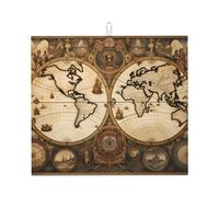 WHJSHOP Tappetino assorbente da cucina, in microfibra super assorbente, antiscivolo di grandi dimensioni