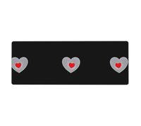 WHJSHOP Tappetino per mouse extra large con motivo Love in The Bubble 30,5 x 80 cm per computer desktop, laptop, personal computer