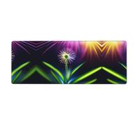 WHJSHOP Tappetino per mouse XL con motivo floreale sotto il sole, 30,5 x 80 cm, per computer desktop, laptop, personal computer