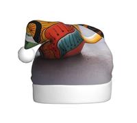 WHJSHOP Tazze ceramiche variopinte Immagine Cappello di Natale per uso adulto del partito