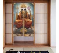 WHJSHOP Tenda divisoria per porta con immagine di Dio femminile, protezione della privacy adatta per cucina, bagno, stanza 86,4 x 142,2 cm