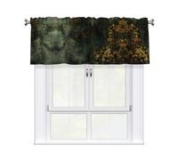 WHJSHOP Tende corte con stampa di nuvole sotto l'abisso con asta mantovana 137 x 45 cm, filtraggio della luce, facile installazione per cucina, bagno, lavanderia, studio