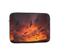 WHJSHOP The Geese at Sunset - Custodia per computer portatile, antiurto, per uomini e donne, viaggi d'affari, scuola e ufficio