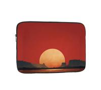WHJSHOP The Red Sun in The Desert - Custodia per computer portatile, antiurto, per uomini e donne, viaggi d'affari, scuola e ufficio