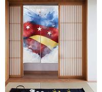 WHJSHOP The Star-Spangled Banner - Tenda divisoria per porta, protezione della privacy, adatta per cucina, bagno, stanza, 86,4 x 142,2 cm