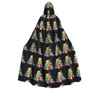 WHJSHOP Toys in the net bag Stampe Halloween Adulto Mantello con Cappuccio Senza Cerniera, Comodo e Durevole per Giochi di Ruolo