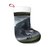 WHJSHOP Un mostro gigante stampa calze decorative natalizie per decorare durante Halloween, Natale e Capodanno