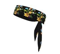 WHJSHOP Unbloomed Buds - Foulard sportivo, casual, elastico, assorbe il sudore, regolabile, antiscivolo