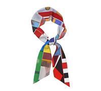 WHJSHOP Varie bandiere Immagine Donna Moda Sciarpa Sciarpa Capelli Sciarpa, Fascia per la testa, Accessorio Borsa, Braccialetto, Cintura in Vita