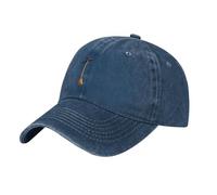 WHJSSF Berretto da baseball nero classico in denim lavato con scopa cappello da strega modello cappello regolabile in cotone per uomini e donne