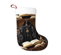 WHJSSF Calze decorative natalizie con stampa di Grimoire Strange World, morbide, soffici e resistenti per Halloween, riunioni di vacanza, ecc
