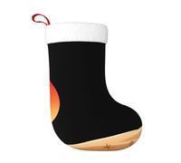 WHJSSF Calze decorative natalizie Il sole rosso nel deserto Stampato Utilizzato per attività della comunità, spettacoli teatrali e riunioni di vacanza