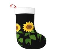 WHJSSF Calzini decorativi natalizi con immagine di girasoli Chase The Sun per decorare durante Halloween, Natale e Capodanno