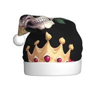 WHJSSF Cappello di Natale con immagine del principe scheletro nobile per adulti, tesa morbida e soffice, leggero e confortevole
