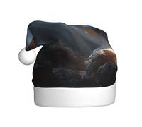 WHJSSF Cappello di Natale con immagine del sole nella caverna per adulti che lo rende un regalo divertente e durevole per uomini e donne