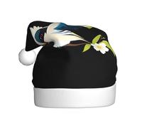 WHJSSF Cappello di Natale con rondine di fiori su un ramo per adulti che lo rende un regalo divertente e durevole per uomini e donne
