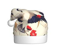 WHJSSF Cappello di Natale per adulti con immagine di airone con uccelli volanti che lo rende un regalo divertente e durevole per uomini e donne
