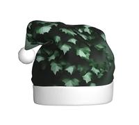 WHJSSF Cappello di Natale verde con stampa Creeper per adulti accessorio festivo di qualità realizzato morbido, leggero