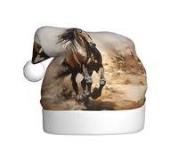 WHJSSF Cappello natalizio con immagine di cavallo occidentale, per adulti, regalo per uomini e donne