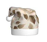 WHJSSF Cappello natalizio per adulti, con immagine di rose in stile shabby chic, con tesa morbida e soffice, leggero e confortevole