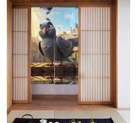 WHJSSF Cartone animato piccione Stampato Porta tenda partizione splicing protezione della privacy adatto per cucina, bagno, stanza 86,4 x 142,2 cm