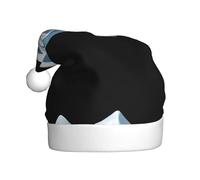 WHJSSF Cubetti di ghiaccio che si nascondono tra le nuvole bianche Cappello di Natale per adulti rendendolo un regalo divertente e durevole per uomini e donne