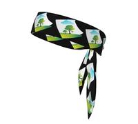 WHJSSF Disegno a colori su carta bianca Immagine Sport Foulard a doppia faccia asciugatura rapida, traspirante per donne, ragazze e uomini