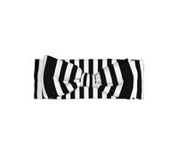 WHJSSF Fascia per capelli con fiocco a righe bianche e nere - Accessorio morbido ed elastico per neonati per servizi fotografici, grazioso accessorio per capelli per bambine