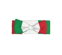 WHJSSF Fascia per capelli con stampa bandiera dell'Italia - Morbida ed elastica coperta per neonati per servizi fotografici e baby shower