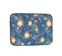 WHJSSF Fireflies and Lantern Prints, custodia portatile per laptop da 15 pollici, per viaggi d'affari, scuola, ufficio, uso quotidiano