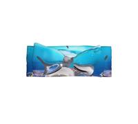 WHJSSF Fish Ocean - Fascia per capelli con fiocco per neonati, morbida ed elastica, accessorio per servizi fotografici e baby shower, delicato e adorabile copricapo per neonati