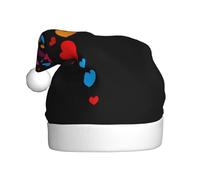 WHJSSF Flying Love Bubbles - Cappello natalizio per adulti, con tesa morbida e soffice, leggero e confortevole