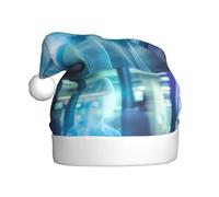 WHJSSF Ghost in the Station Seat Picture Cappello di Natale per adulti tesa morbida e soffice, leggero e confortevole